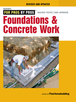 cover image of Foundations & Concrete Work